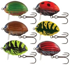 Salmo Lil Bug Wobbler 3cm 4,3g schwimmend, Kunstköder zum Spinnfischen, Käfer