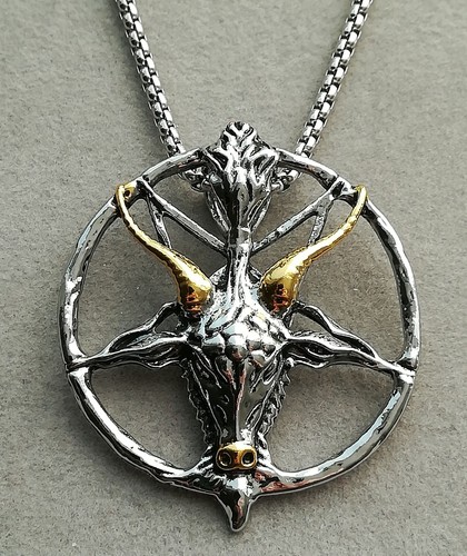 Baphomet anhänger mit - anhänger,