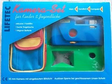 Lifetec Kompaktkamera Fotoapparat  Analogkamera Kinder Kamera mit Tasche Vintage