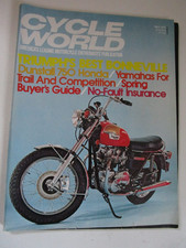 Dunstall Honda 750, Triumph T140V, Noguchi 125 MX, Yamaha DT3 Enduro