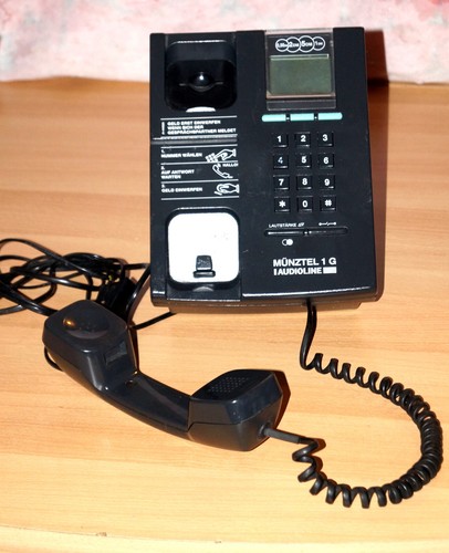 Münztelefon schwarz g - schwarz,