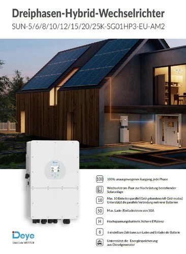 Deye hochvolt 25kw hybrid - hochvolt,