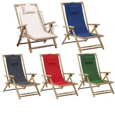 Relaxstuhl Verstellbar Bambus