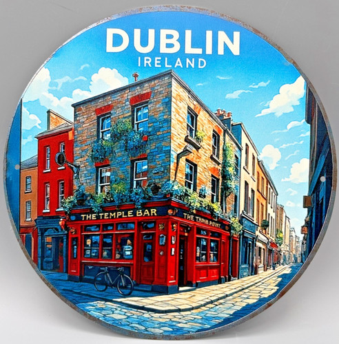 *Metall/Blech-Schild-"Dublin