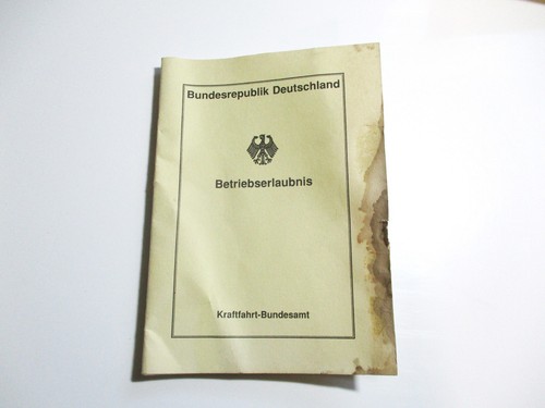 Betriebserlaubnis jf - ,