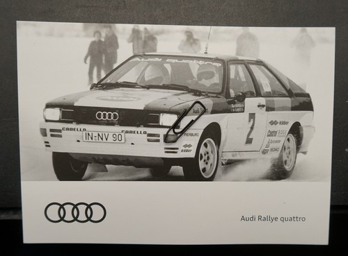 Foto postkarte audi rallye - postkarte,