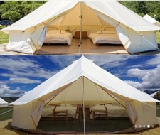 Rundzelt, 5 x 5 m, 4 Personen, neu