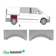 2x Reparaturblech Kotflügel