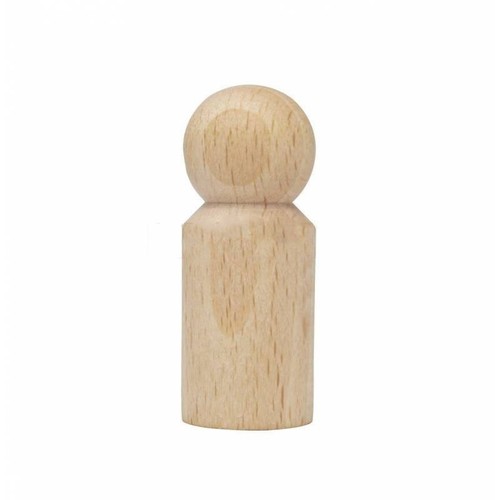 Mini holzfigur peg doll deko - holzfigur,