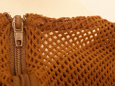 CATSUIT NETZ SHAPE COGNAC TANZ