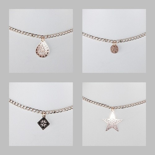 Collier halskette rosegold - halskette,