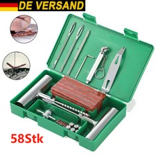 58× Reifen Reparatur Satz Auto Motorrad ATV KFZ PKW Pannenset Flickzeug Flicken