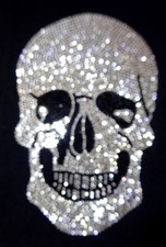 Strasssteine totenkopf - xl,