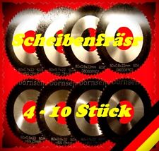 4-10 HSS-disc milling cutter,4-10 HSS-Scheibenfräser,Sägeblatt,Uhrmacherdrehbank