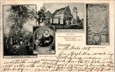 AK GRUSS AUS GRENZMARK FRAUSTADT HERBERGER GRABSTEIN + LINDE 4 BILD 1908