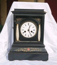 Alte Biedermeier Tischuhr 