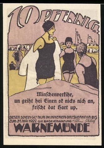 Notgeld warnemünde 1922 - notgeld, 10