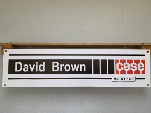 David brown case - banner, modell