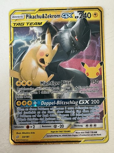 Pokémon tcg pikachu - &, zekrom
