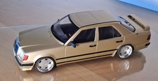 1:18 Mercedes E-Klasse W124, beigemetallic, Umbau, Tuning AMG Felgen 