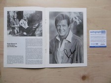 Roger Moore Original Autogramm