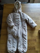 KANZ Kuschel Schneeanzug warm kuschelig beige  86 18 Monate 