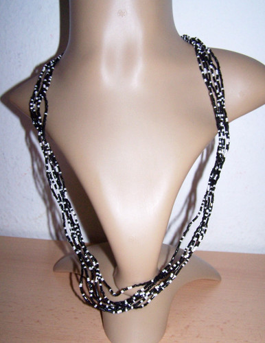 Damen halskette schwarz - damen, -schwarz