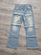 S Blue Bleached Jeans Größe W 31 L 30