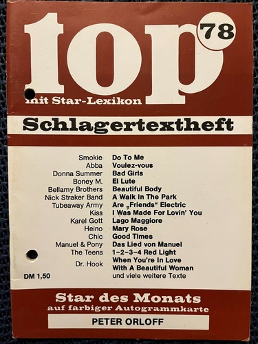 Top schlagertextheft 78 - top, nr.