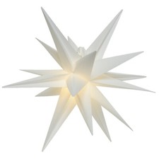 Weihnachtsstern Leuchtstern 3D LED Stern für Innen und Außen D: 75cm mit Kabel