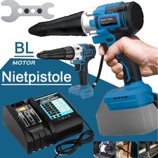 Nietpistole Für Makita 18V Akku Elektrisch Blindnietgerät Popnietenzange Zubehör