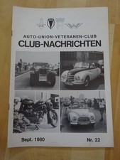CLUB NACHRICHTEN- AUTO UNION