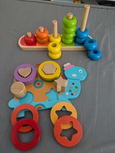 Holzspielzeug set stapelspiel - set,