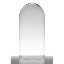 Glashaube, Abdeckung COVER HUGO H. 40cm D. 19cm transparent Hakbijl