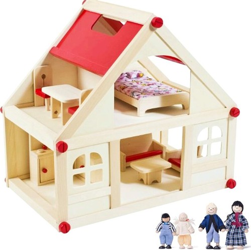Costway izzy puppenhaus aus - izzy,