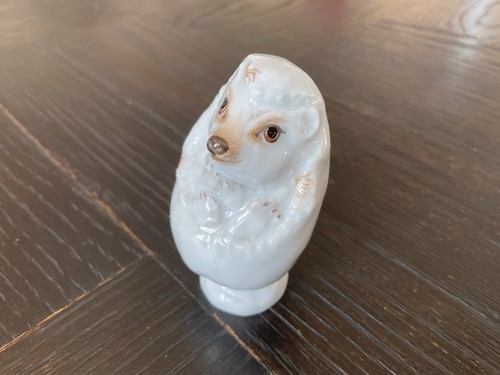 Meissen porzellan figur igel - meissen,
