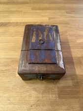 Vintage Holzbox mit Schloss