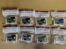 8x EPSON Patronen - T0614 / T0612 / T0613 - Stylus D68 D88 DX4200 DX3850 - ORIGI