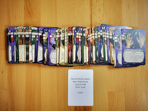 Arkham horror lcg taboo - -, und
