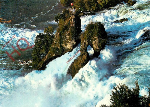 Ansichtskarte rheinfall - ansichtskarte,