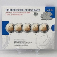 5x 2 Euro, Gedenkmünzenset