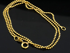 Drachenfels Design Kette D KK 52 AGG Kugelkette 925 Sterling Silber vergoldet