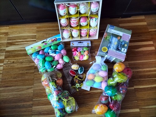 Konvolut bunte ostereier - bunte,