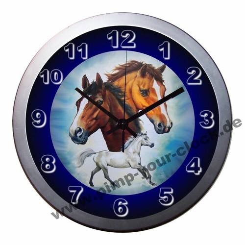 Wanduhr pferd pony - wanduhr,