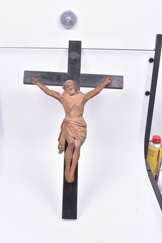 Vintage wandkreuz kruzifix - vintage,