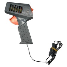 TCR Auto Rennbahn Gaspedal Steuerung 1977 Ideal Toy Hahn Hebel Grau Vintage