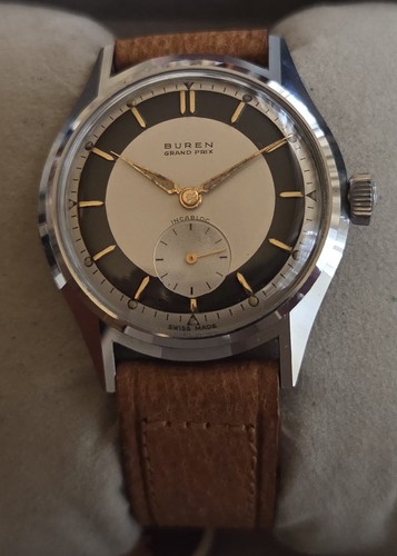 Vintage armbanduhr buren - buren, grand