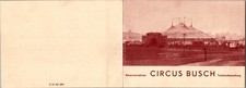 alte Einladungskarte Circus