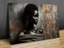 Afrikanische Dame Graffiti