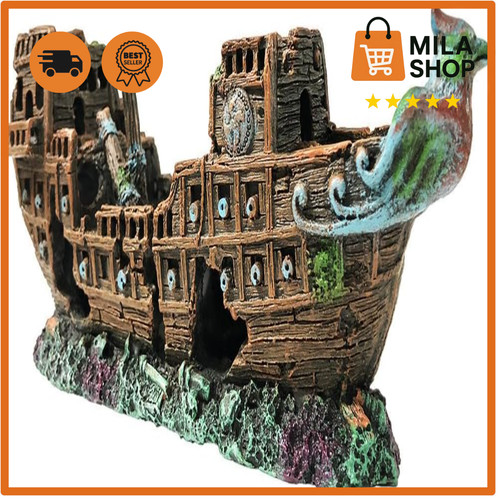 Aquarium piratenschiff deko - piratenschiff,